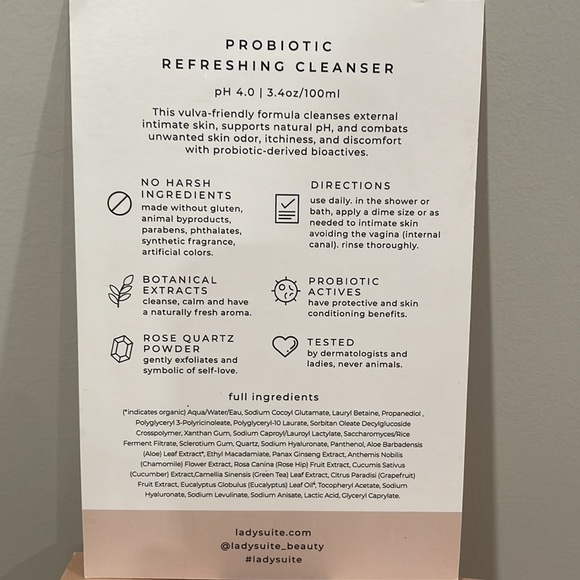 COPY - Lady suite intimate refreshing cleanser with postbiotics - Picture 6 of 8